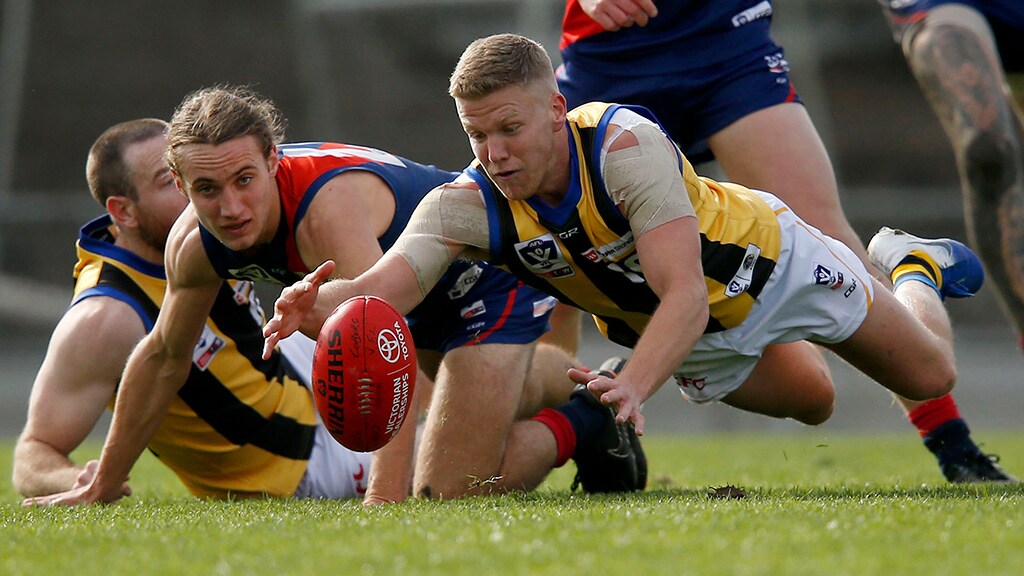 DanHanneberyVFLjune2.jpg Dan Hannebery made a successful return, while Max King booted three goals. Photo: Getty Images - Dan Hannebery,VFL